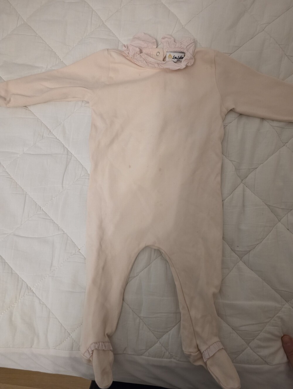 Light Pink Infant Footed Sleeper
